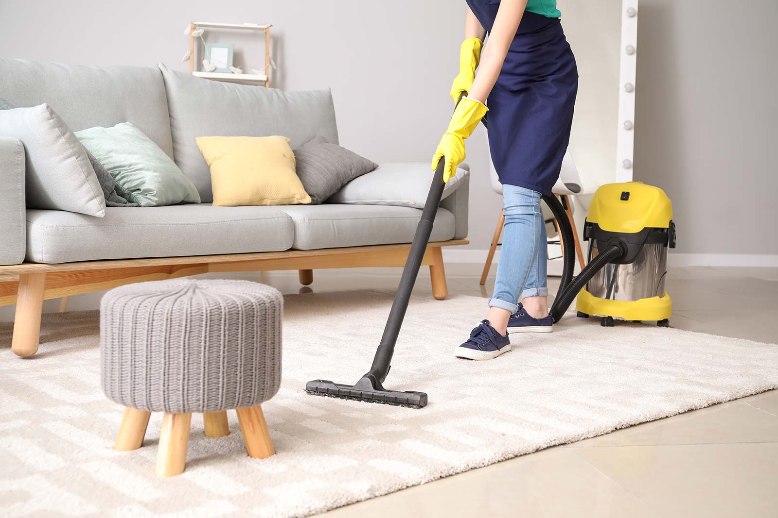 General deep cleaning of interiors