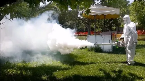 Thermal fogging for mosquito control