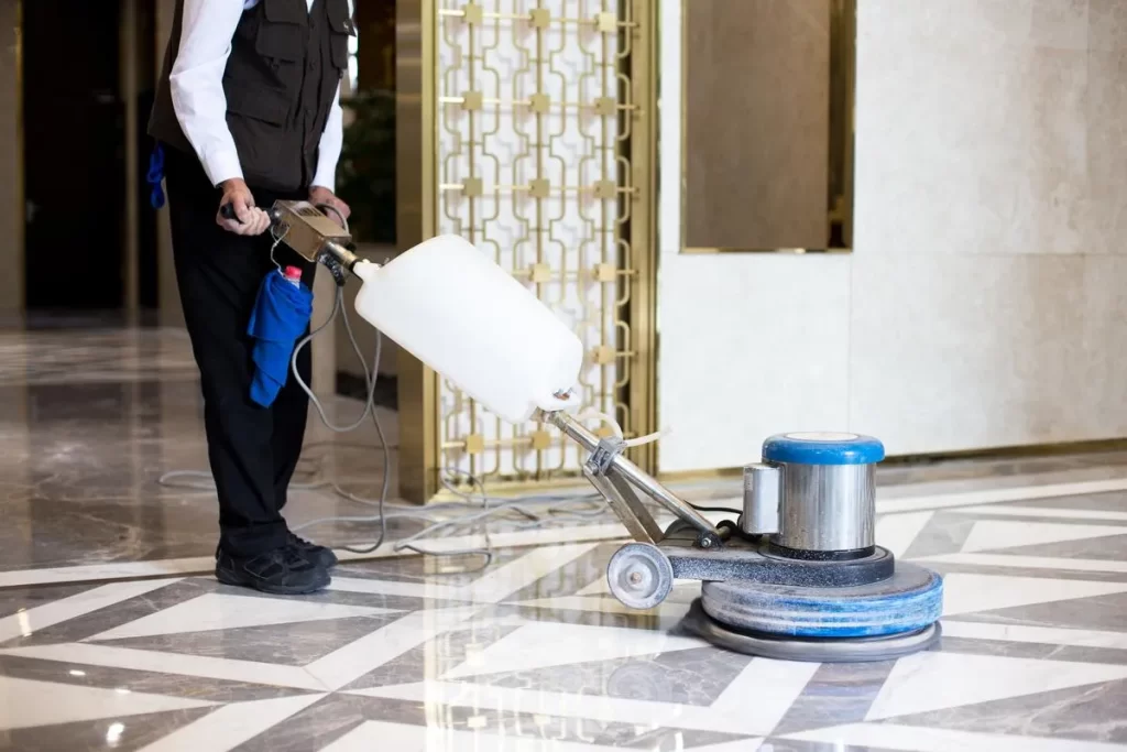 Marble cleaning and polishing